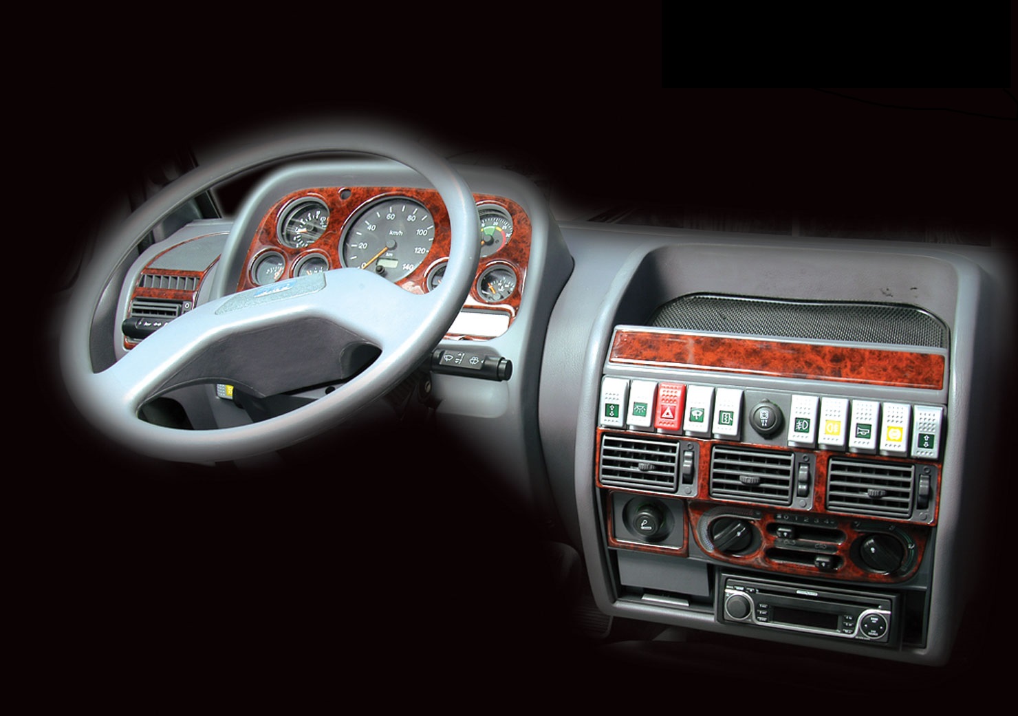 BMC Professional Console-Mahogany Veneer 2007 7 Pieces