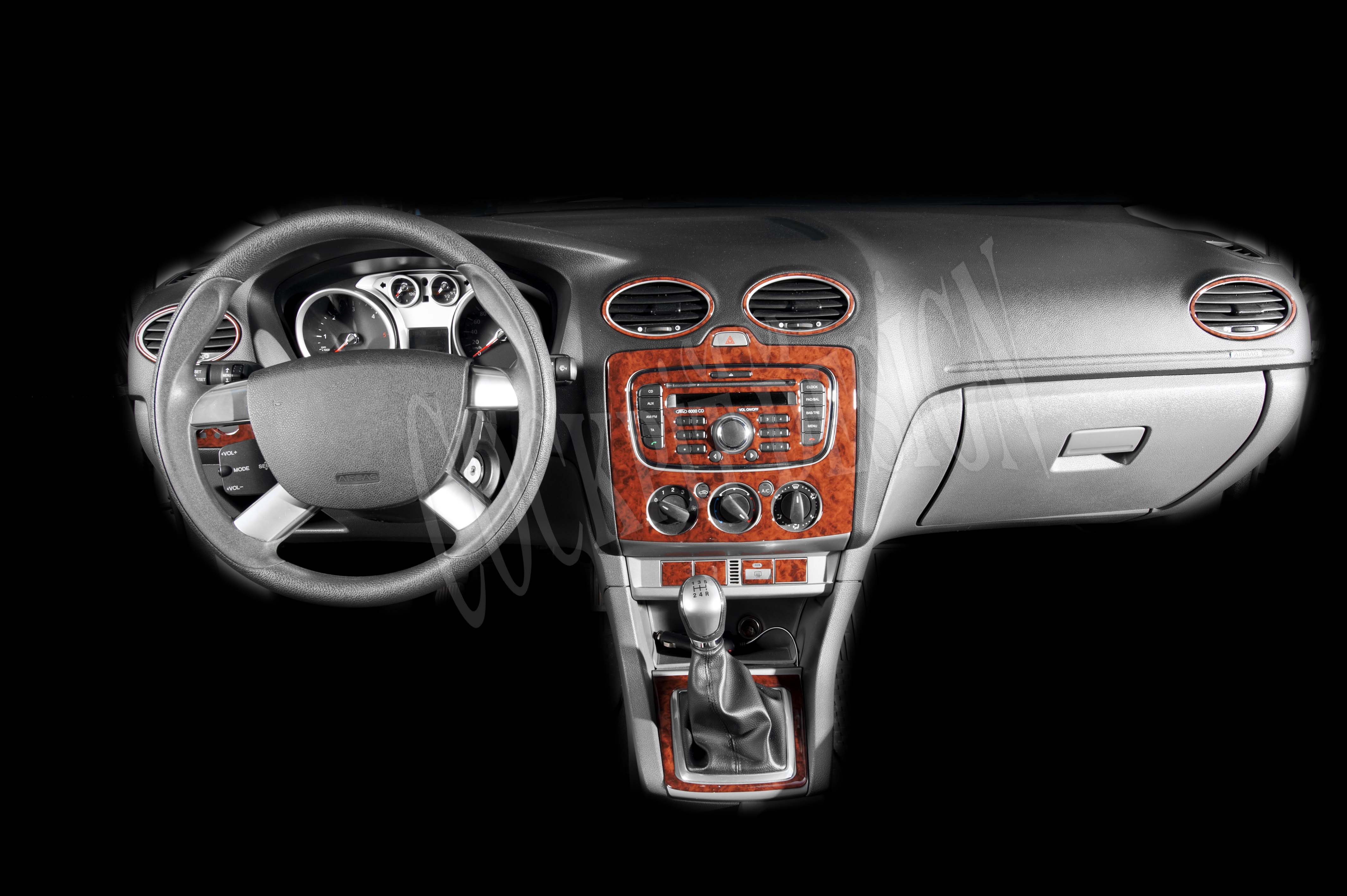 Ford Focus Konsol-Torpido Kaplama 2008 -2011 (ANALOG KLİMA) 29 Parça