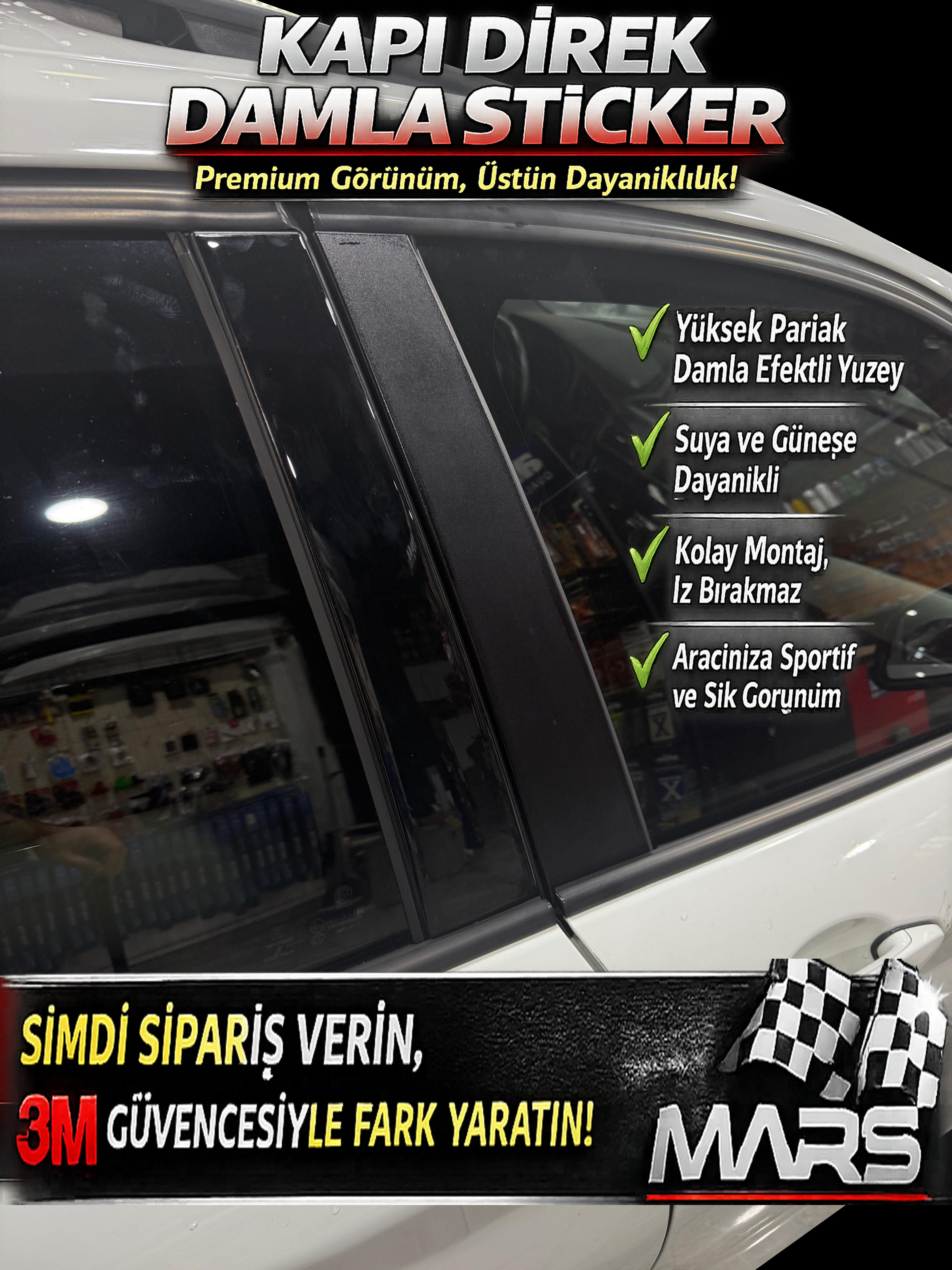 Honda Civic 2022- Kapı Direk Kaplama