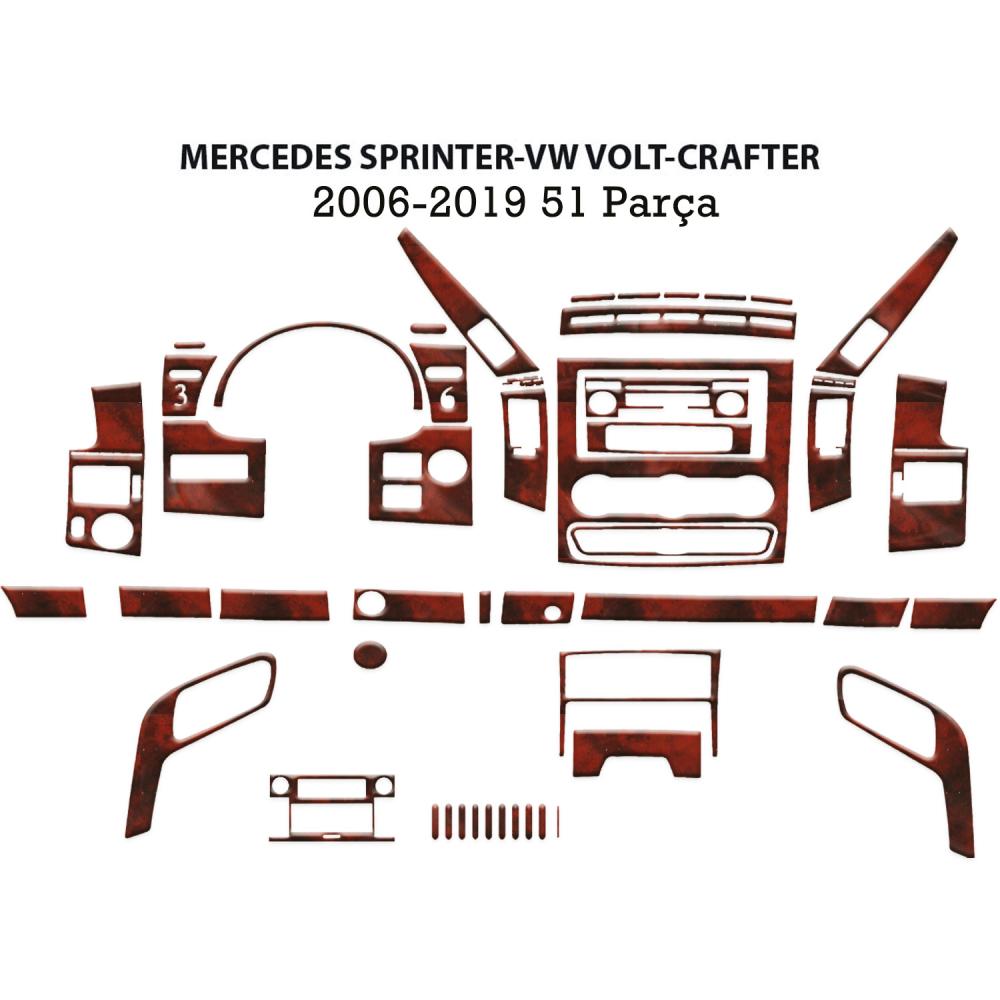Mercedes Sprinter-Crafter Torpido Kaplama  2006 51 Parça