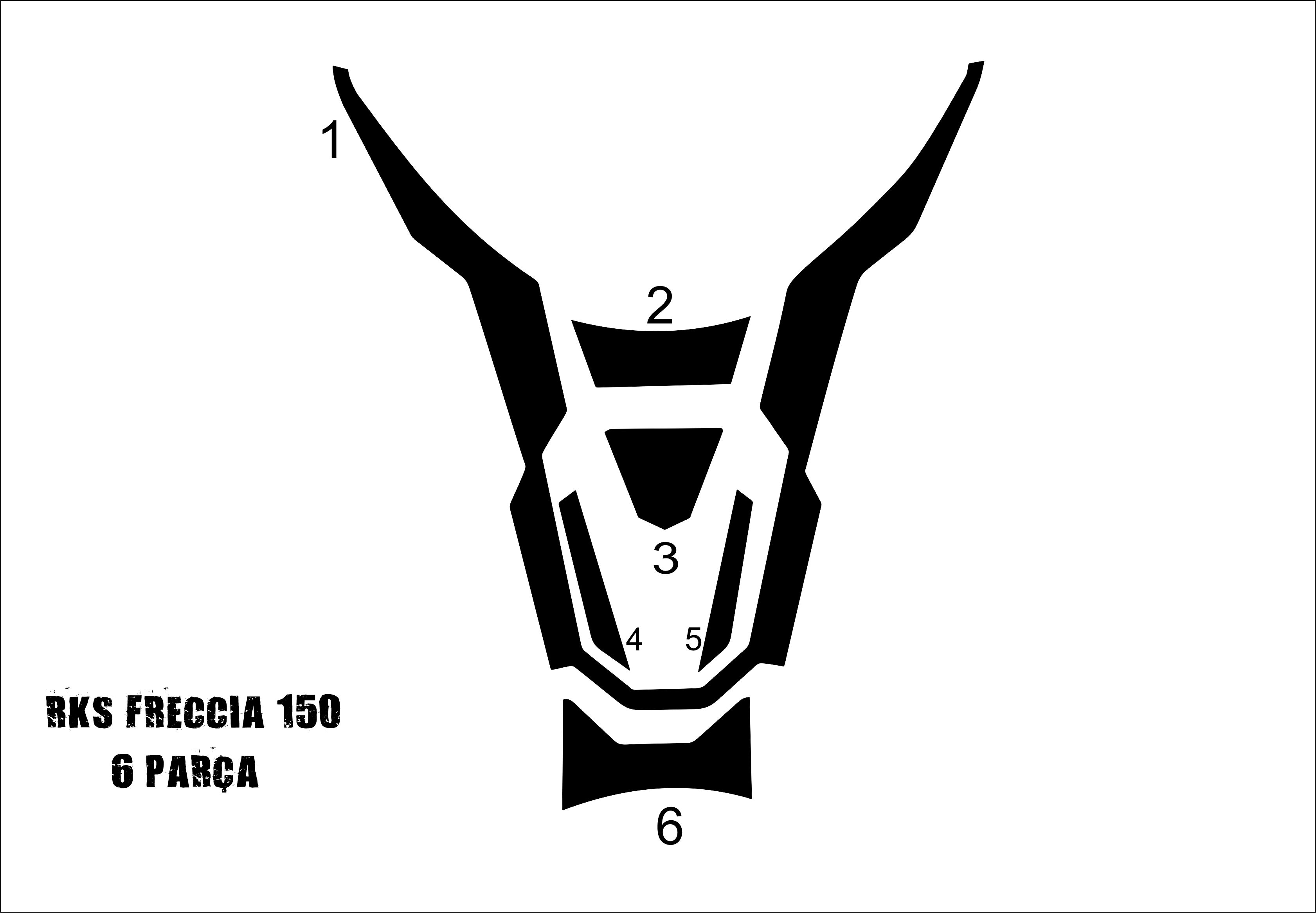 RKS FRECCIA 150 Sticker