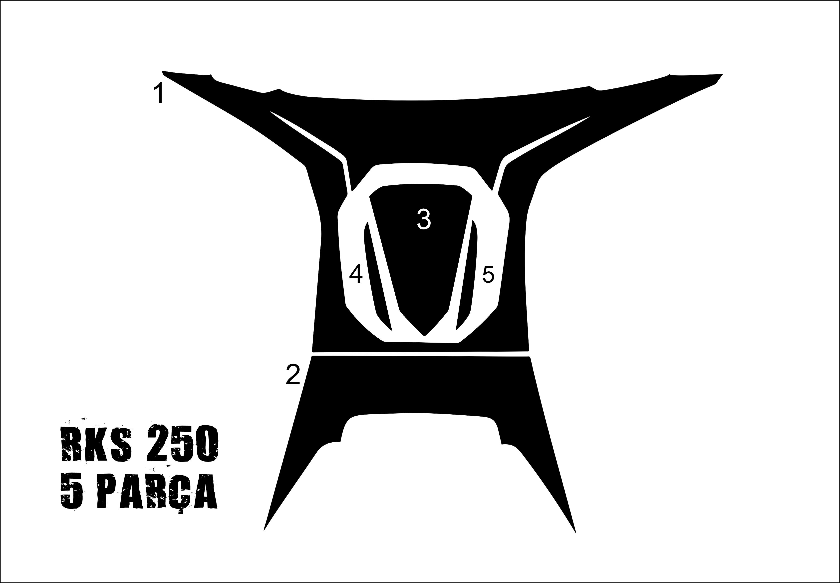 RKS Blade 250 Sticker 5 PARÇA