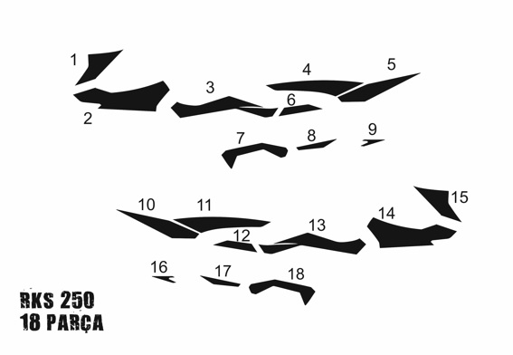 Наклейка РКС 250