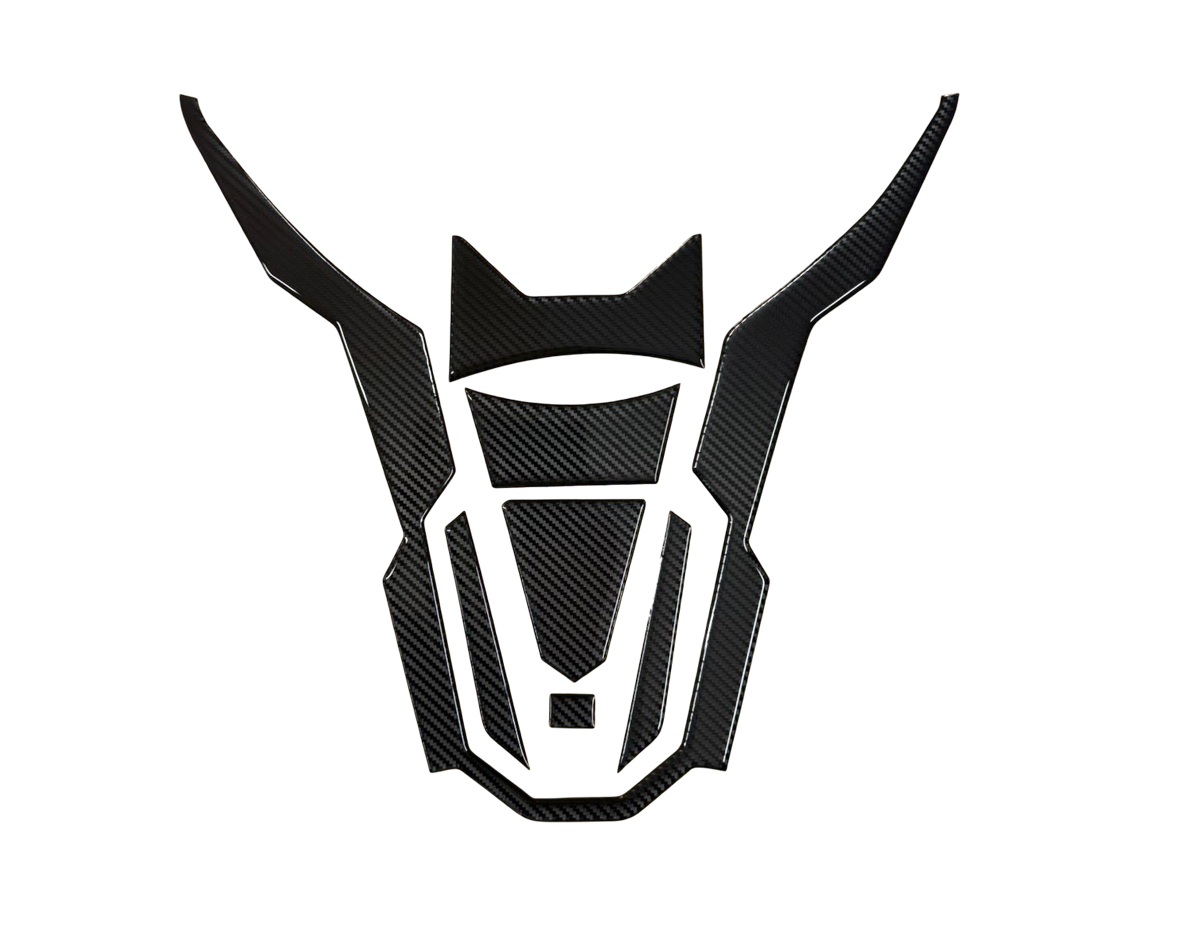 RKS FRECCIA 150 Tank Pad Kaplama 6 Parça Füme Karbon