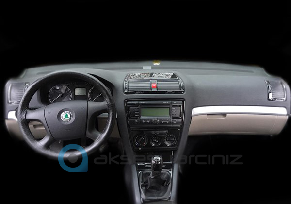 Skoda Octavia Piano Black Coated 2009 1 Pieces