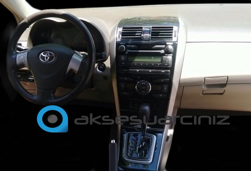 Toyota Corolla Piano Black Kaplama 2007-2011 11 Parça