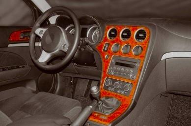 Alfa 159 Консоль-Шпон красного дерева 2005 г. 9 шт.