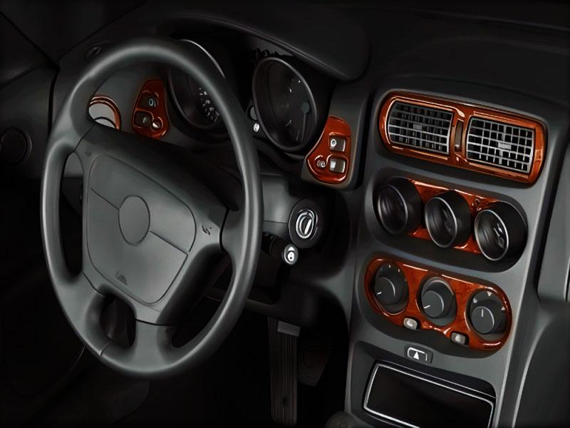 Консоль Alfa Romeo Spider, шпон красного дерева (1995 г.), 18 шт.