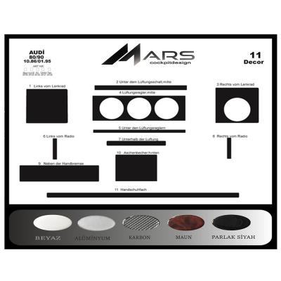 Audi 80-90 Konsol-Torpido Kaplama 86-95 Arası 1 Parça