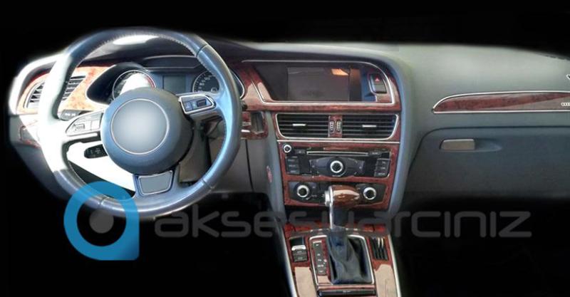 Audi A4 2009 -2015 B8 Konsol-Torpido Kaplama 17 Parça