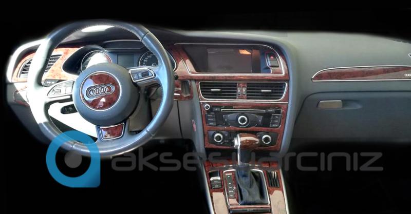 Audi A4 2009 -2015 B8 Konsol-Torpido Kaplama 32 Parça