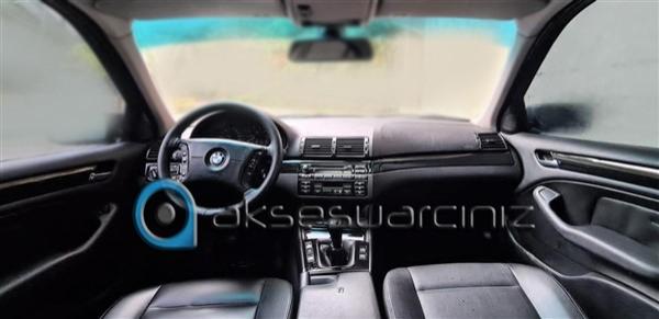 Консоль BMW 3 серии E46 с черным покрытием Piano 1998-2004 гг.