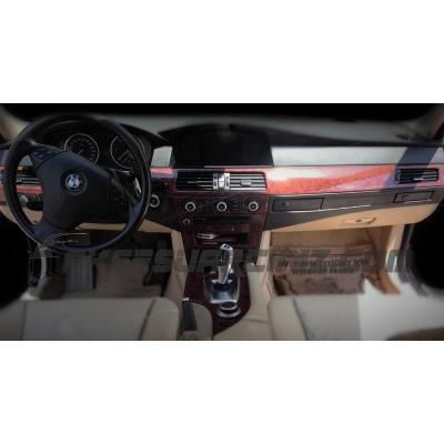 Bmw E60 E61 2004-2009 17 Parça Konsol-Konsol-Torpido Kaplama