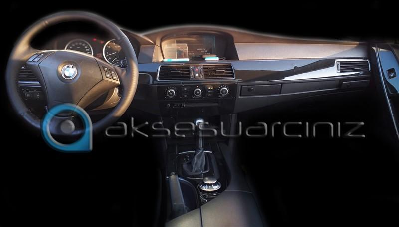 Bmw E60 E61 2004-2009 17 шт. Консоль-пианино с черным покрытием