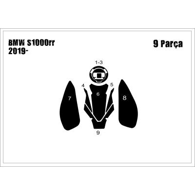BMW S1000rr 2019-2025 Tank Pad Kaplama