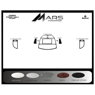 Chery Tiggo 4x4 Konsol-Torpido Kaplama 2007 6 Parça
