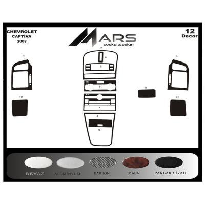 Chevrolet Captiva Konsol-Torpido Kaplama 2007-2012 12 Parça