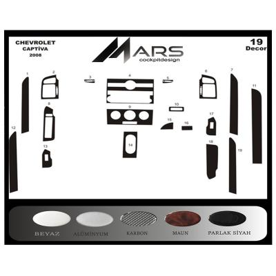 Chevrolet Captiva Konsol-Torpido Kaplama 2007-2012 19 Parça