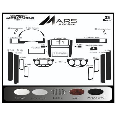 Chevrolet Lacetti HB Konsol-Torpido Kaplama 2004 23 Parça