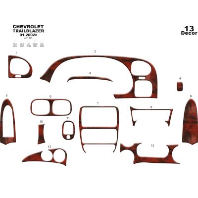 Chevrolet Trailblazer Torpido Kaplama 2002 13 Parça