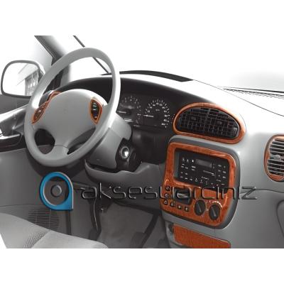 Консоль Chrysler Voyager, шпон красного дерева 1996-2001 гг., 12 шт.