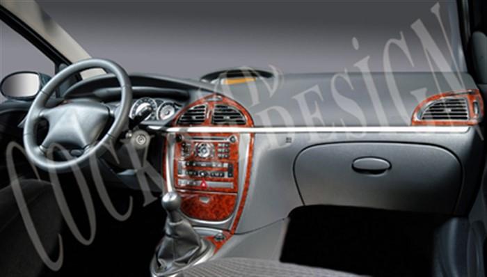 Консоль Citroen C5-шпон красного дерева 2004-2008 гг. 10 шт.