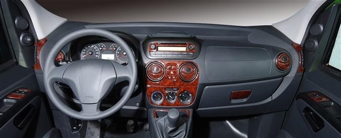 Консоль Citroen Nemo/Bipper/Fiorino, шпон красного дерева 2008 г., 27 шт.