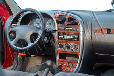 Citroen Xantia 2 Консоль-Шпон красного дерева 1998 г. 18 шт.