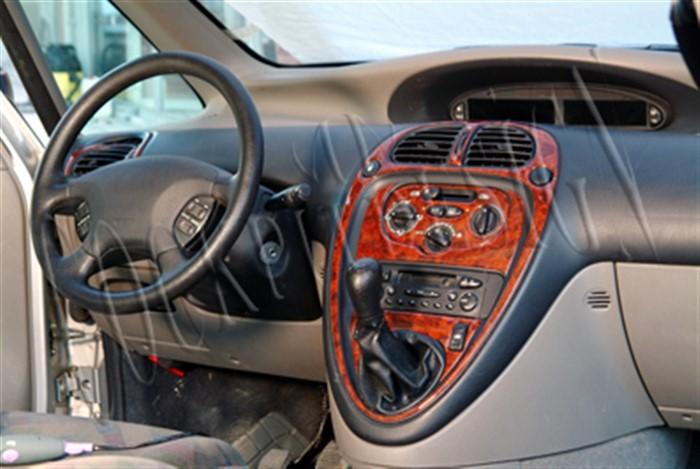 Консоль Citroen Xsara Picasso, шпон красного дерева 1999-2006 гг., 8 шт.