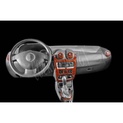 Dacia Duster Konsol-Torpido Kaplama 2008-2012 18 Parça