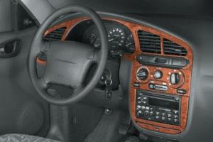 Консоль Daewoo Lanos шпон красного дерева 1997 г. 1 шт.