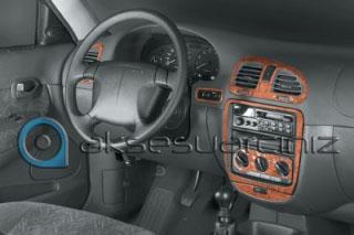 Консоль Daewoo Nubira 1-шпон красного дерева 1997-1999 гг. 19 шт.