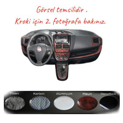 Fiat Doblo Konsol-Torpido Kaplama 2009 27 Parça