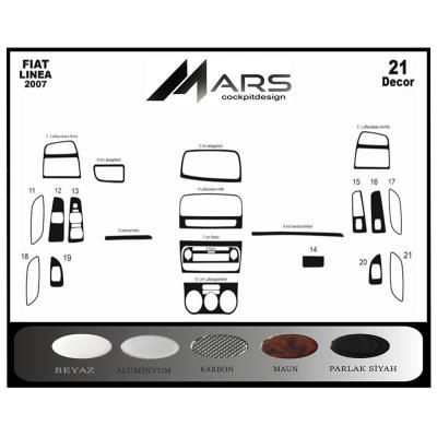 Fiat Linea Konsol-Torpido Kaplama 2007 21 Parça 