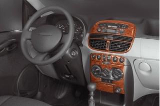 Консоль Fiat Punto, шпон красного дерева 1999-2005 гг., 9 шт.