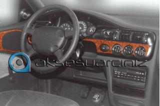 Консоль Ford Escord, шпон красного дерева 1995-2000 гг., 12 шт.