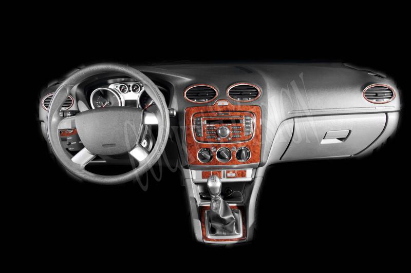 Ford Focus Konsol-Torpido Kaplama 2008 -2011 (ANALOG KLİMA) 29 Parça