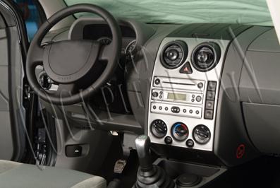 Алюминиевое покрытие Ford Fusion 2002-2005 гг., 5 шт.