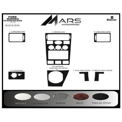 Ford Mondeo Konsol-Torpido Kaplama 2000-2003 8 Parça