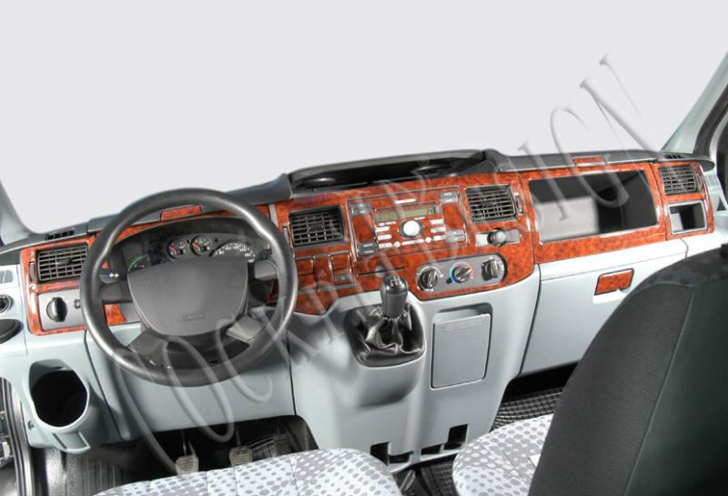 Ford Transit Journey Konsol-Torpido Kaplama  2006-2010 19 Parça