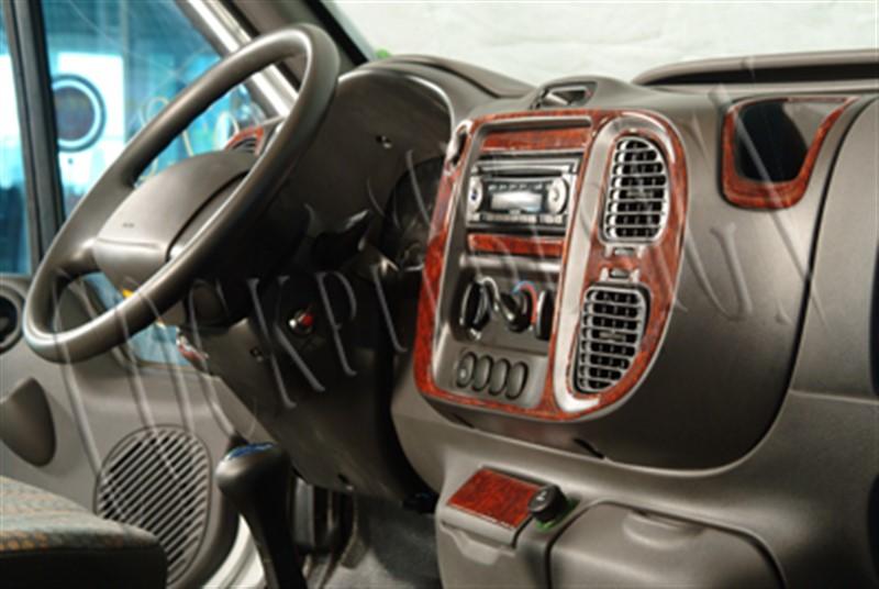 Консоль Ford Transit шпон красного дерева 2000-2006 гг., 15 шт.