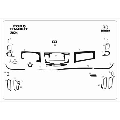 Ford Transit Torpido / Konsol Kaplama 2024-