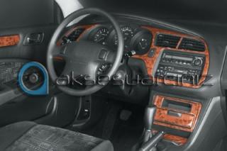 Honda Accord, японская консоль, шпон красного дерева 1998-2002 гг., 14 шт.