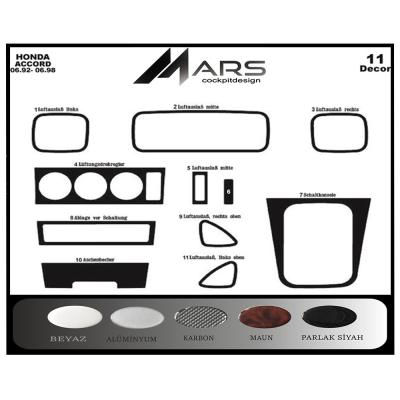 Honda Accord Konsol-Torpido Kaplama 1992-1998 11 Parça