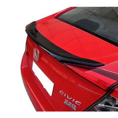 Honda Civic FC5 2016-2020 Спойлер Piano Черный (Пластик)