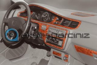 Консоль Honda Civic, шпон красного дерева 1992-1995 гг., 14 шт.