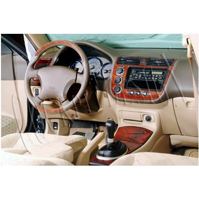 Honda Civic Konsol-Torpido Kaplama 2001-2006 10 Parça