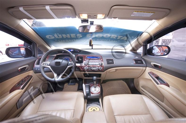 Консоль Honda Civic, шпон красного дерева 2006-201 гг., 16 шт.