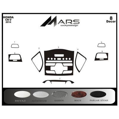 Honda CR-V 4X4 Konsol-Torpido Kaplama 2014 8 Parça