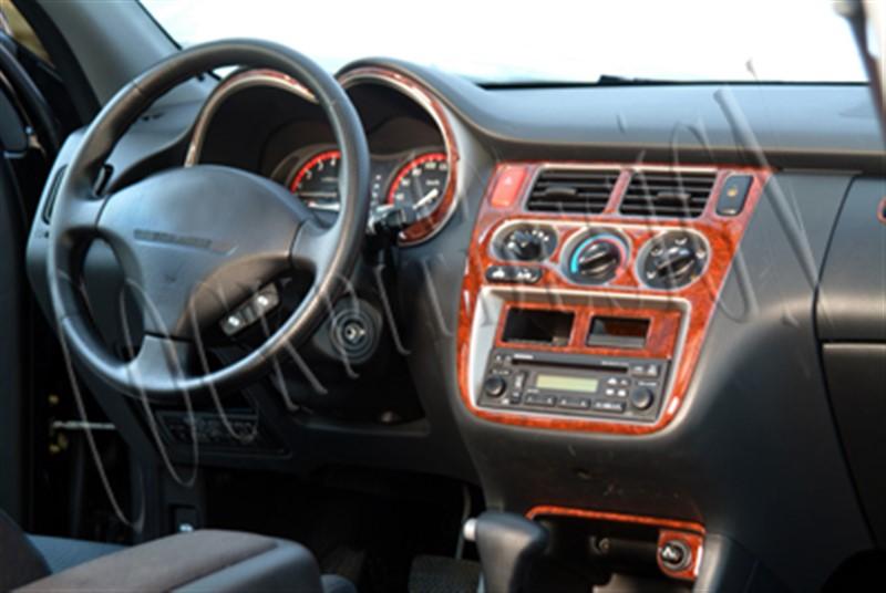 Консоль Honda HR-V, шпон красного дерева 1999-2005 гг., 13 шт.